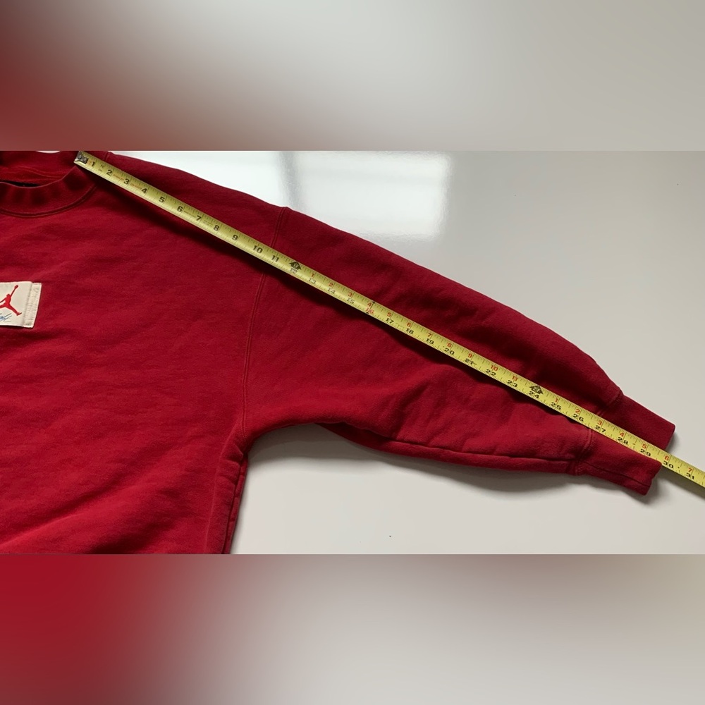AIR JORDAN X TWO18‎ CREWNECK SWEATSHIRT WOMEN (GYM RED / COCONUT MILK) - Picture 5 of 10
